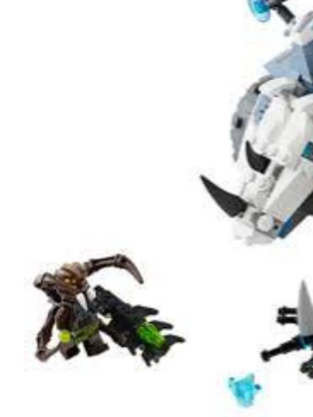 LEGO LEGENDS OF CHIMA: Rogon's Rock Flinger (70131) - missing one minifigure